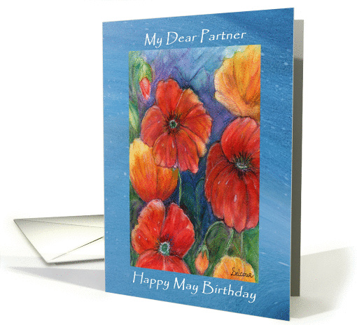 Happy May Birthday, Partner card (910955)