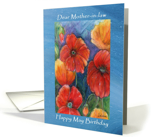 Happy May Birthday, Mother-in-law card (910959)