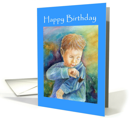 Happy Birthday, Butterfly Catcher card (911857)