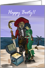 Pirate Birthday Booty card