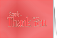 Simply Thank You in...