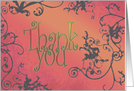 Thank You - daylight card