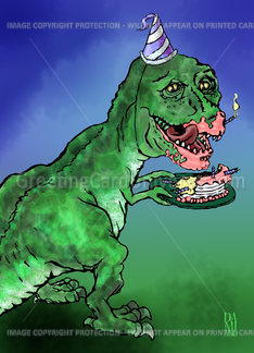 Dinosaur a snack