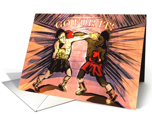 Boxing Ilustration card (986217)