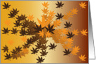 A Burst of Fall card