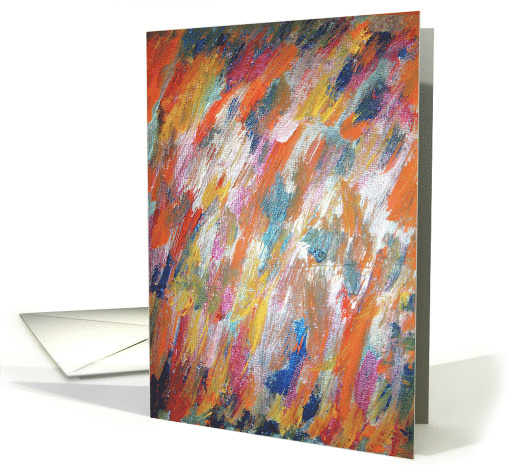 Warm Summer Day Abstract Art card (783603)