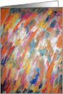 Warm Summer Day Abstract Art card