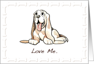 Love My Dog card