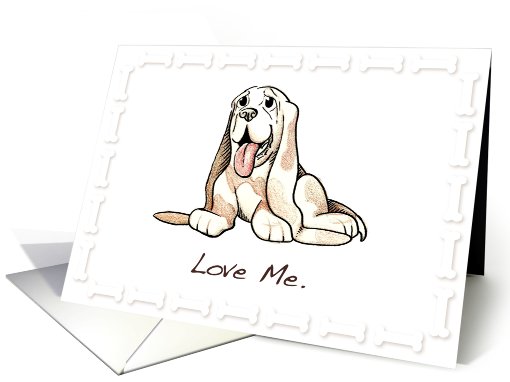 Love My Dog card (586735)