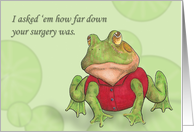 Knee Surgery Humor card