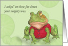 Knee Surgery Group Humor card