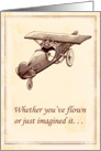 Happy Birthday Want-to-Be Pilot card