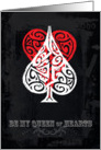 Be My Queen of Hearts card