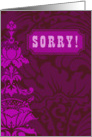 Apologize with Flair card