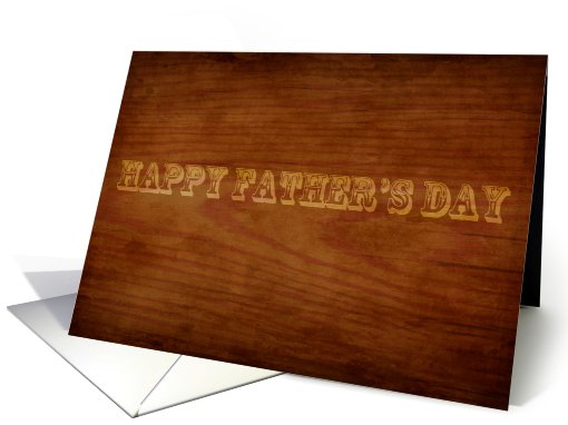 Belated Fathers Day Wood Grain card (643083)