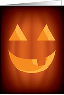 happy pumpkin card