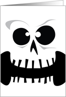 crazy skeleton card