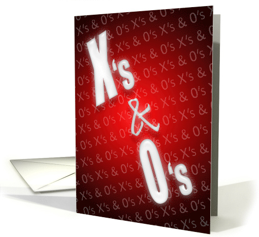I Love You X's & O's card (571196)