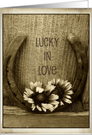 Lucky In Love card
