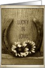 Lucky In Love card