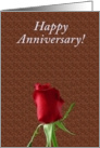 Rose - Happy Anniversay card