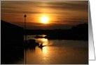 Sunset On the Bay card