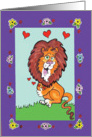 No Lion! card