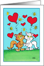 Kitty Love card
