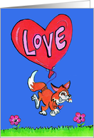 Crazy Like a Fox in LOVE card