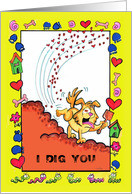 I DIG YOU Valentine’s Day card