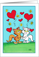 Kitty Love card
