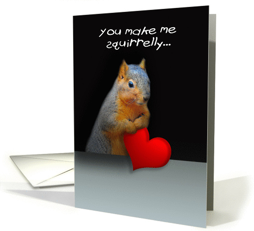 You Make Me Squirrelly...Love & Romance card (576001)