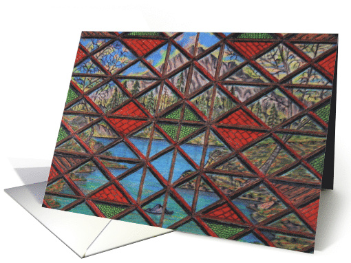 Mountain Paradise Lattice card (577521)