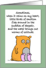 Feel Better - Sad Hamster card