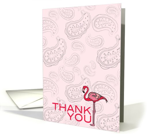 Thank You... Flamingo style. card (582121)