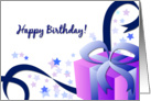 Happy Birthday Giftbox card