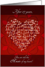 Music of My Heart After 27 Years - Heart card