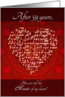 Music of My Heart After 59 Years - Heart card