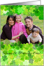 Happy St. Patrick’s Day - Clover Leaves card