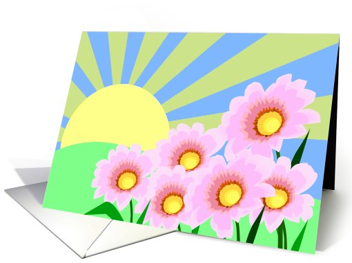 Blessing Ceremony Invitation - Sunny Garden card (698642)