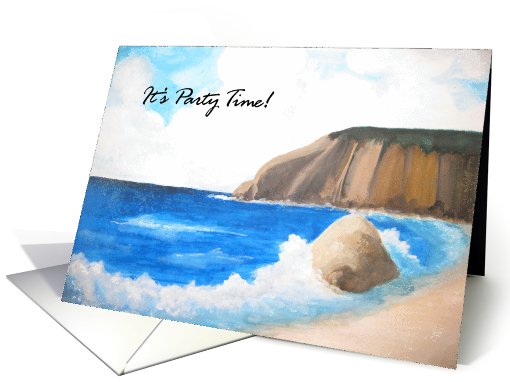 It' Party Time - Beach Party Invitations card (702244)