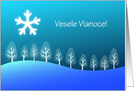 Slovak Merry Christmas - Vesele Vianoce card