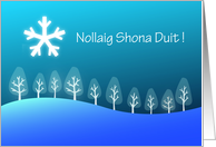 Irish Merry Christmas - Nollaig Shona Duit card