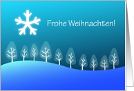 German Merry Christmas - Frohe Weihnachten card