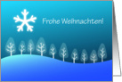 German Merry Christmas - Frohe Weihnachten card