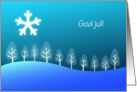 Norwegian Merry Christmas - God Jul card