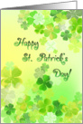 Happy St. Patrick’s Day - Clovers card