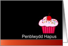 Welsh Happy Birthday - Penblwydd Hapus card