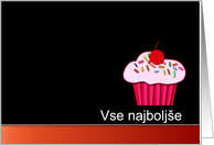Slovenian Happy Birthday - Vse najbolje card