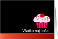 Slovak Happy Birthday - Vetko najlepie card